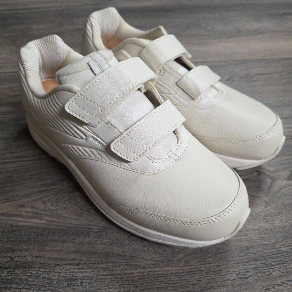 Brooks Women's Addiction Walker White Size 9D 2-V-Strap Sneakers 1103201D142 - Picture 6 of 8